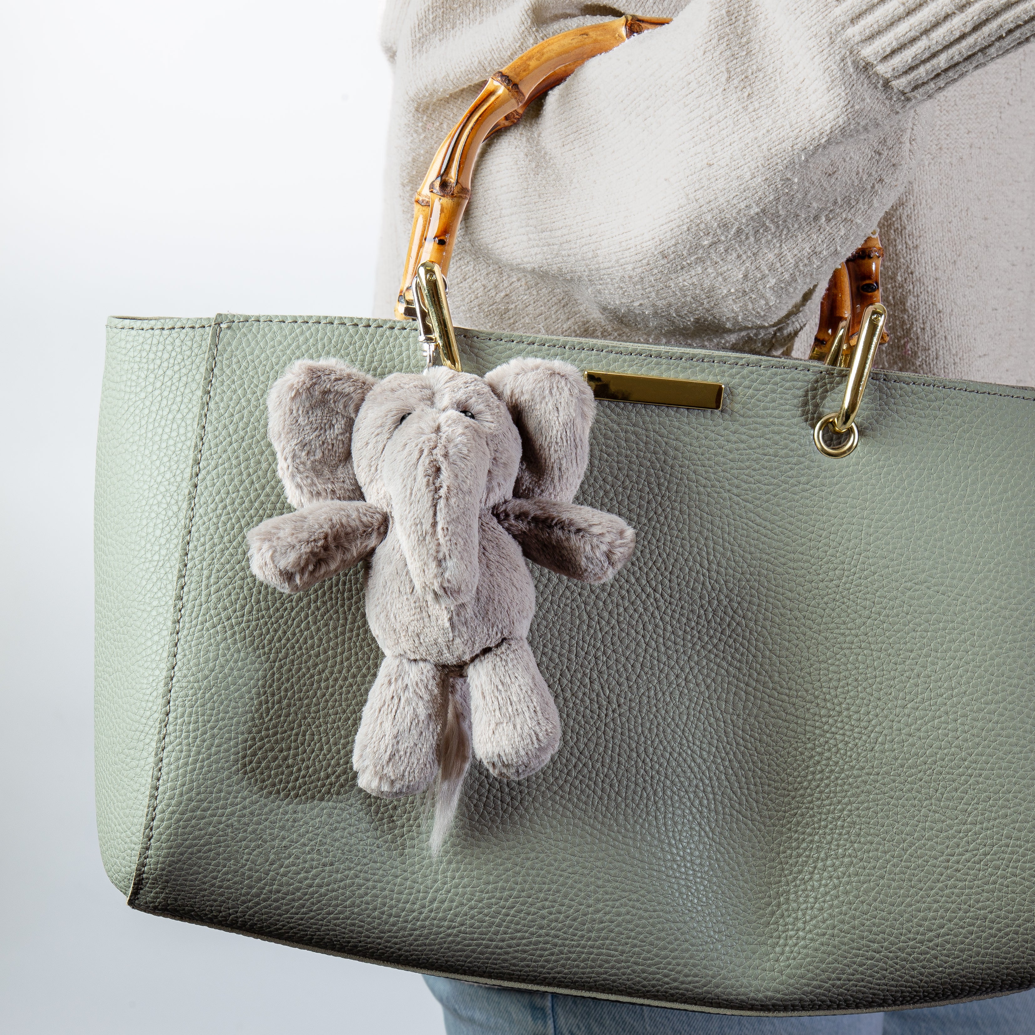 All Creatures Hazel the Elephant Cuddly Toy Keyring / Keychain Small Size (17cm) - Official Collection - Image 2