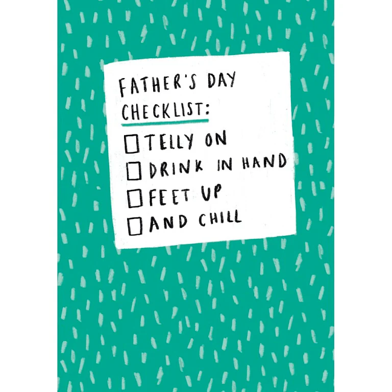 Hotchpotch Funny Father's Day Card For Dad, Chill Themed 5x7 inches - Image 2
