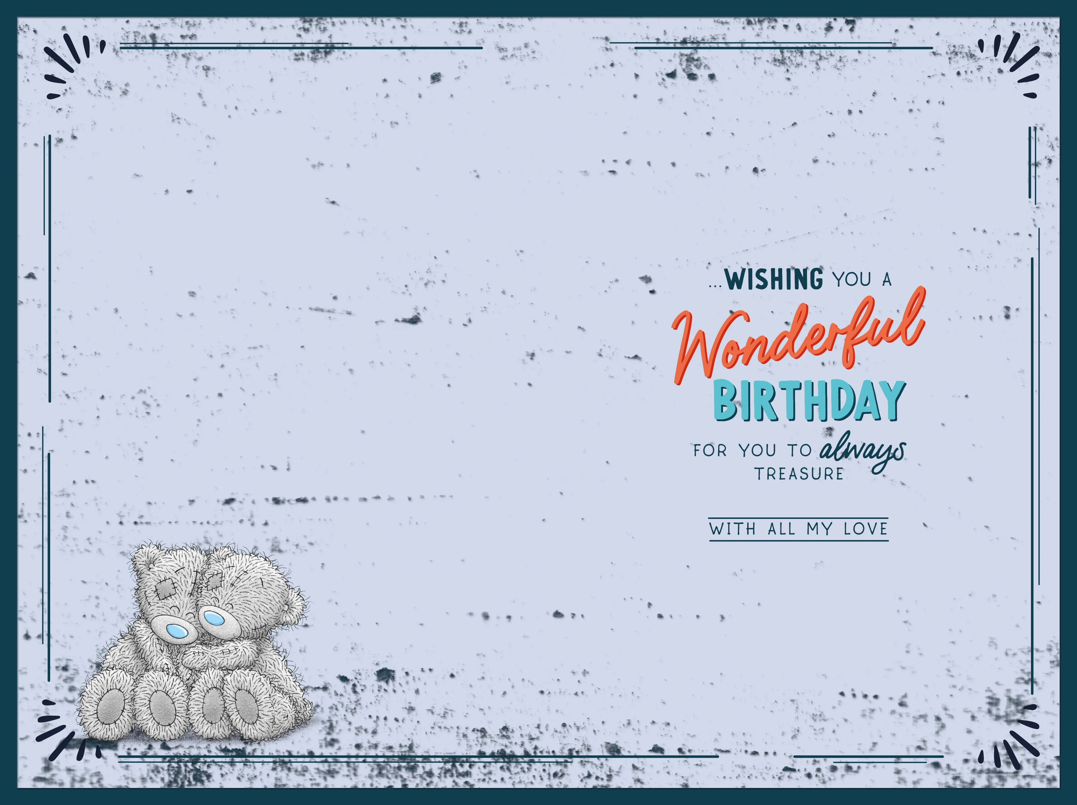 Me To You Bear Fiance Birthday Card - Image 2
