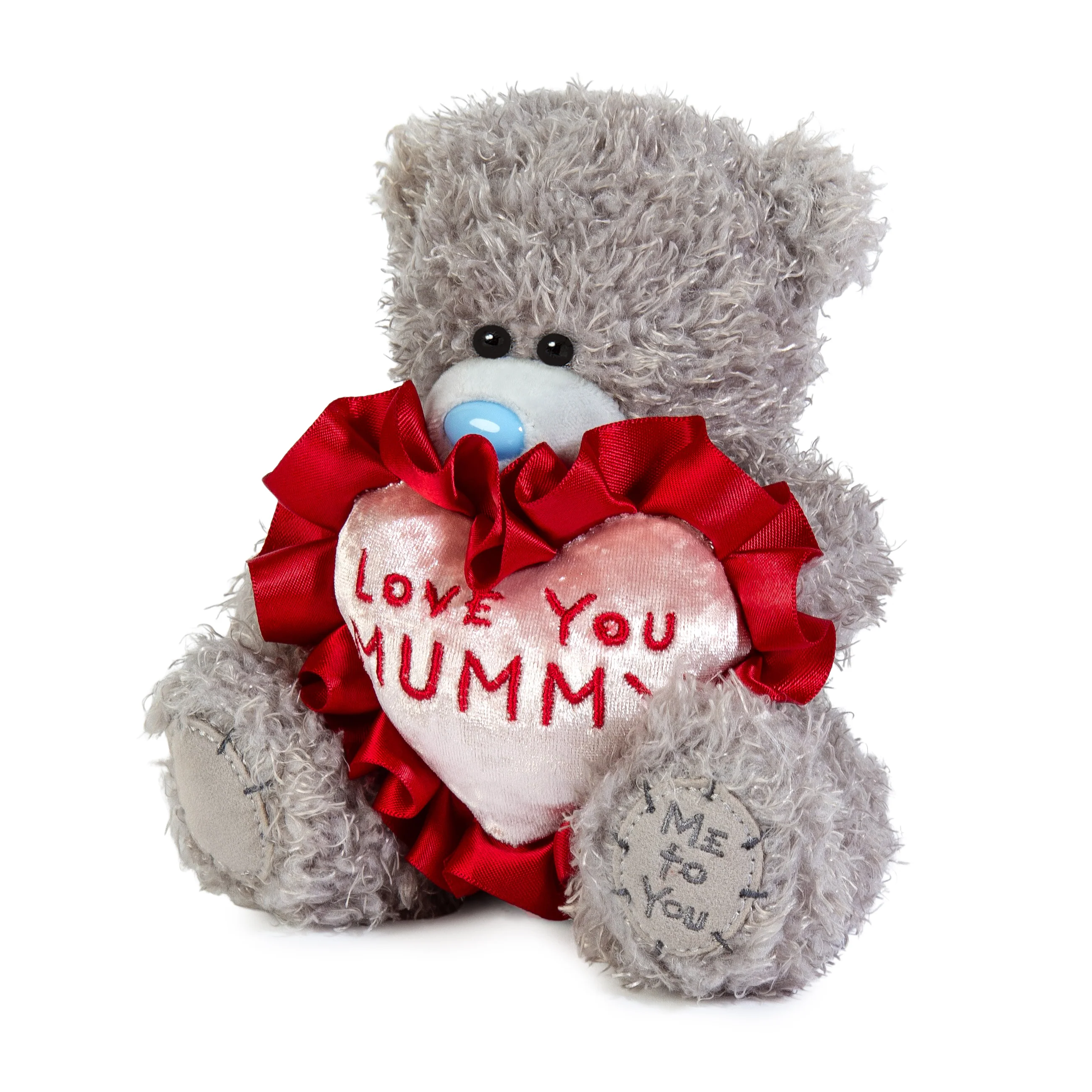 Me to You Tatty Teddy 15cm Plush Bear Holding 'Love You Mummy' Flower - Official Mother's Day Collection - Image 3