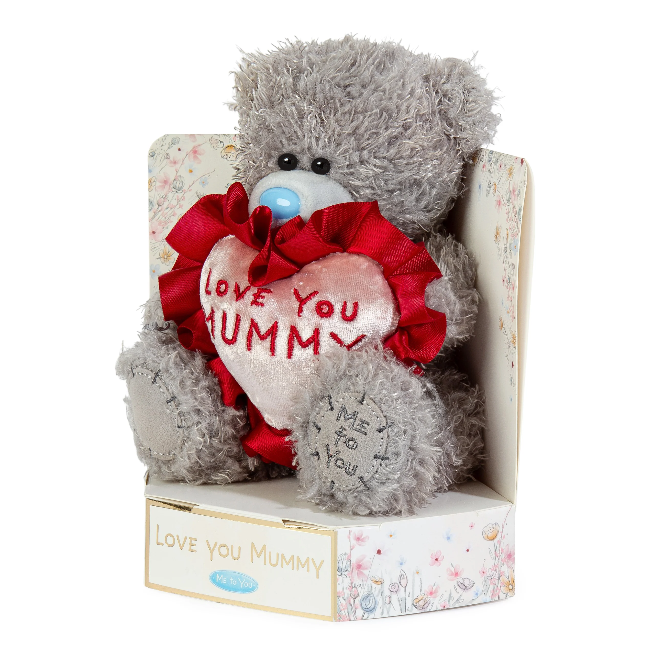 Me to You Tatty Teddy 15cm Plush Bear Holding 'Love You Mummy' Flower - Official Mother's Day Collection - Image 4