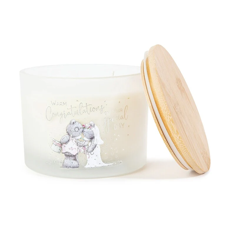 Me to You Tatty Teddy 3-Wick Congratulations Candle - Image 3