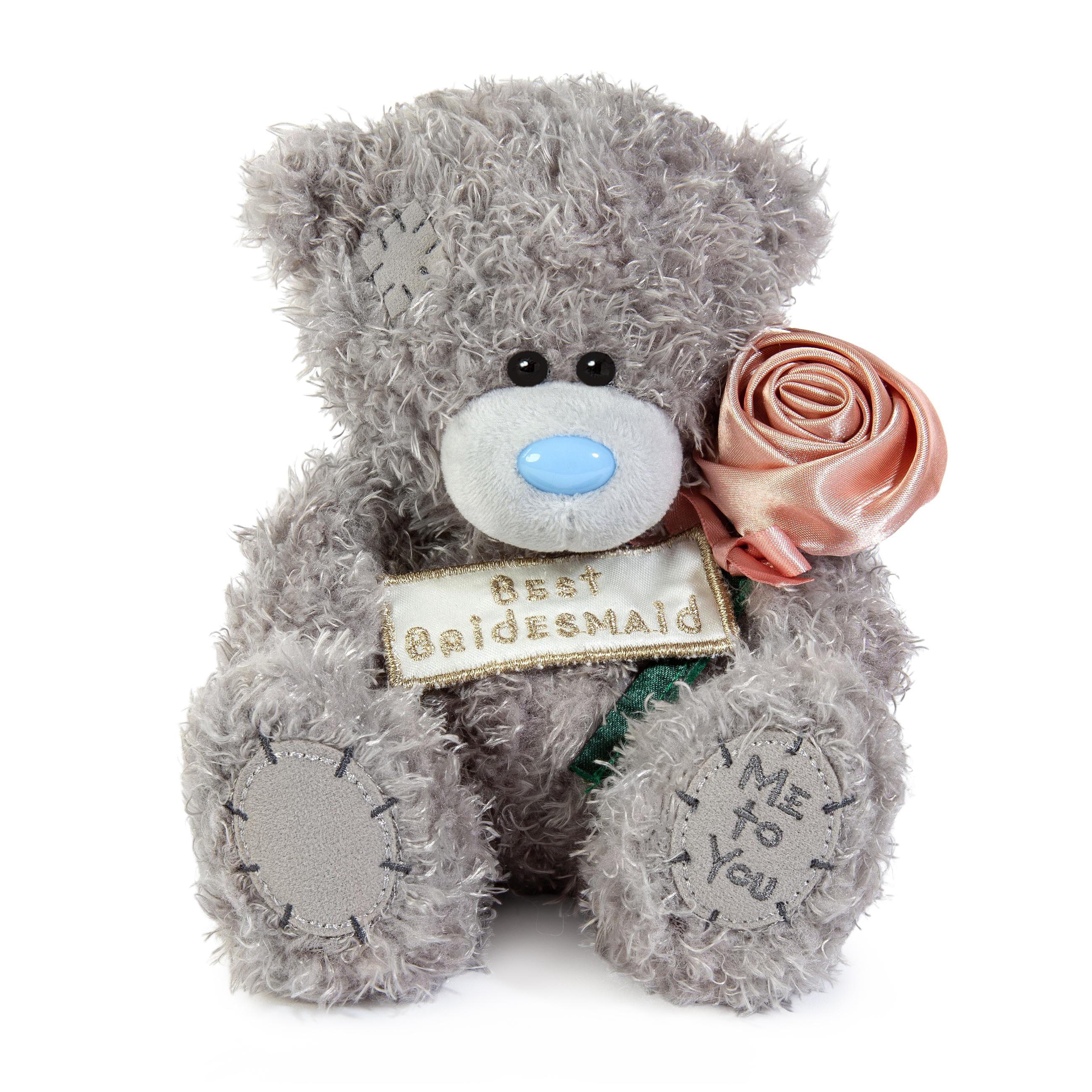 Me to You Tatty Teddy 'Best Bridesmaid' 15cm Plush Bear Wedding Day Bridesmaid Gift - Official Collection - Image 3
