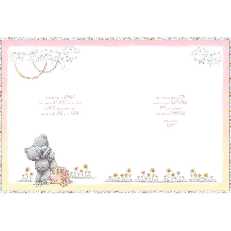 Me to You Tatty Teddy Boxed Handmade Girlfriend Birthday Card - Image 2