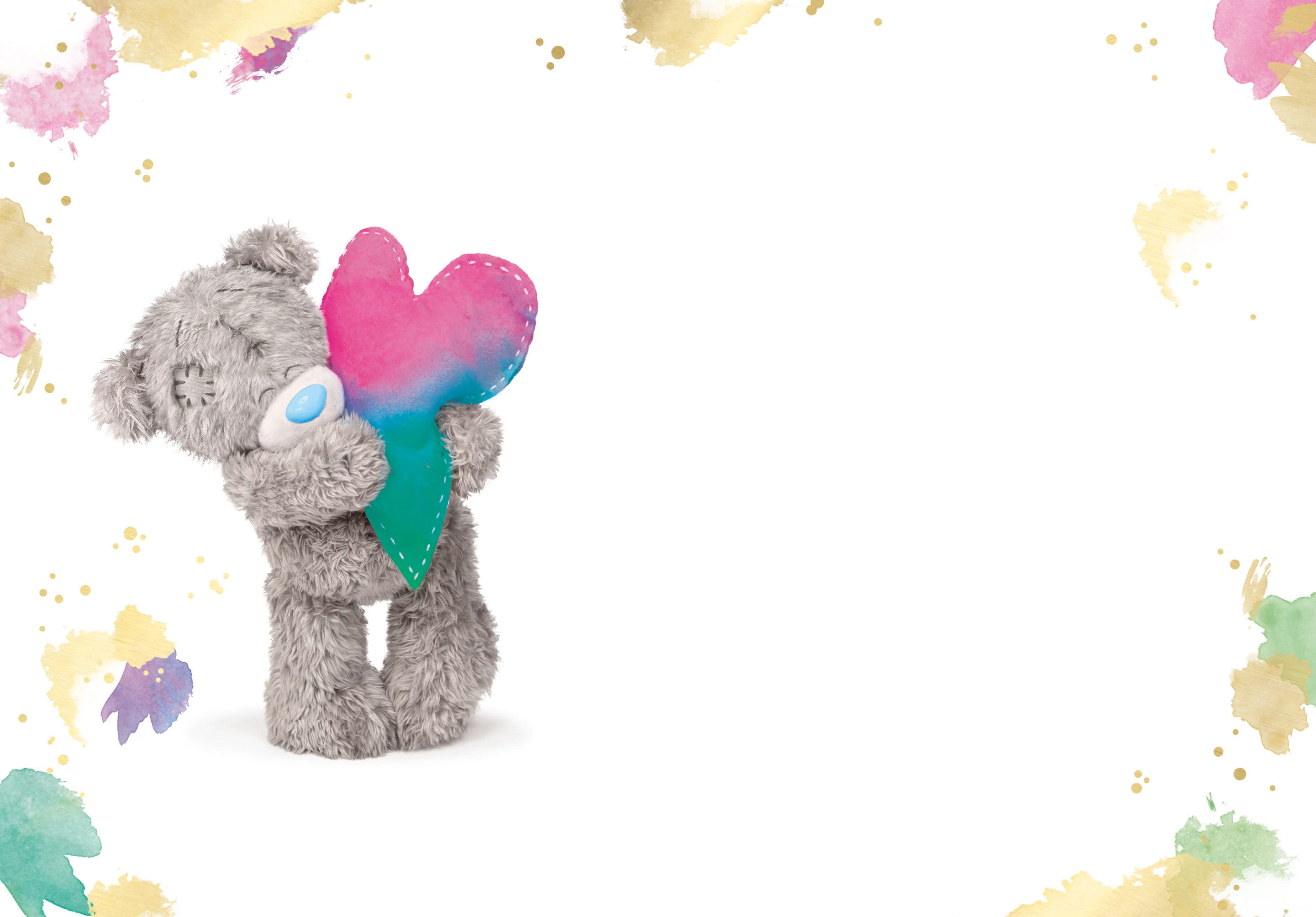 Me to You Tatty Teddy Card Sending Hugs Greetings Card | Blank Inside - 5 x 7" - Image 2