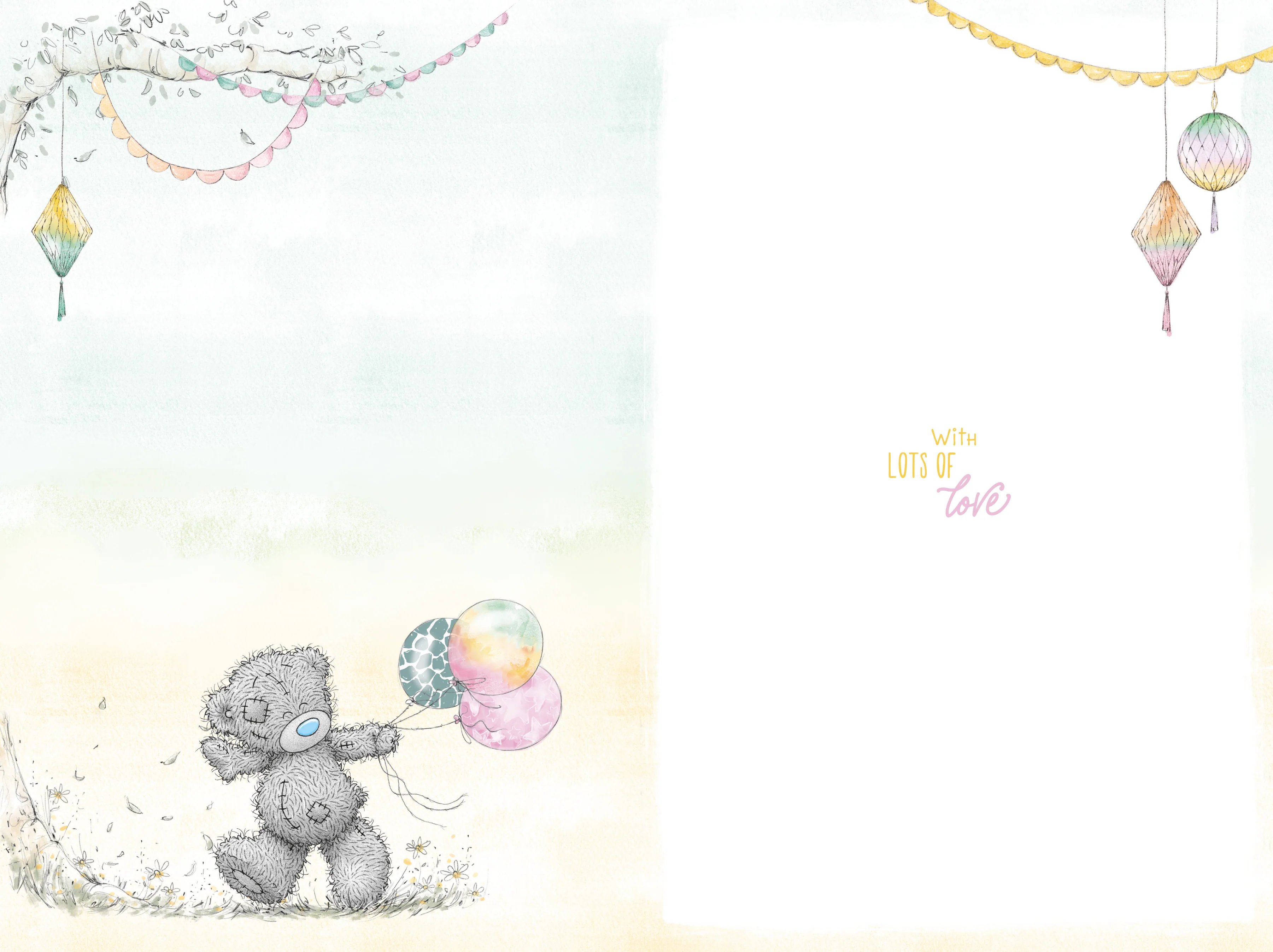 Me to You Tatty Teddy Cute Birthday Card For A Lovely Sister-In-Law - Official Collection - Image 2