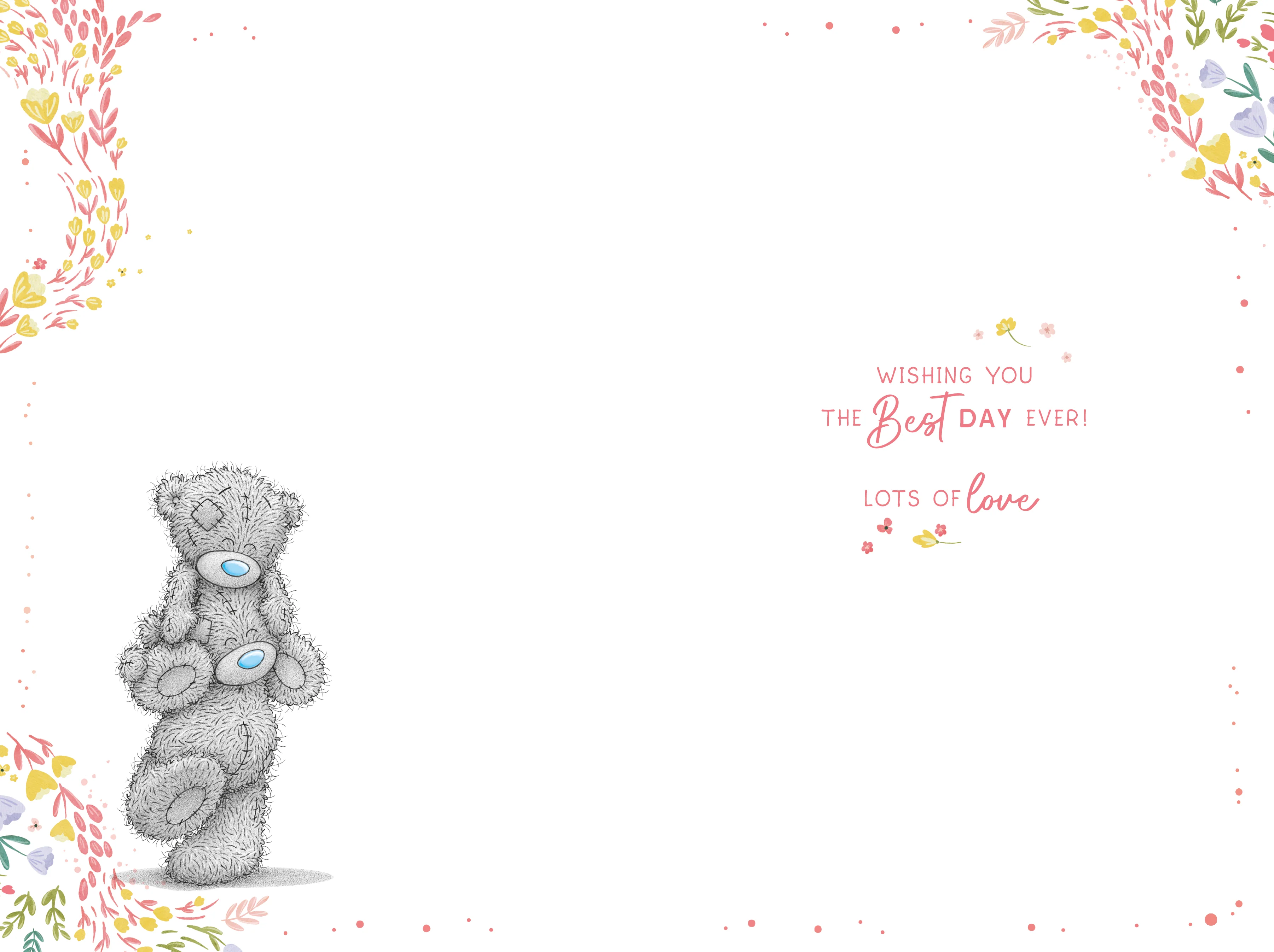 Me to You Tatty Teddy Mother's Day Card 'With Love From Your Grandchildren' 6 x 9" - Official Collection - Image 2