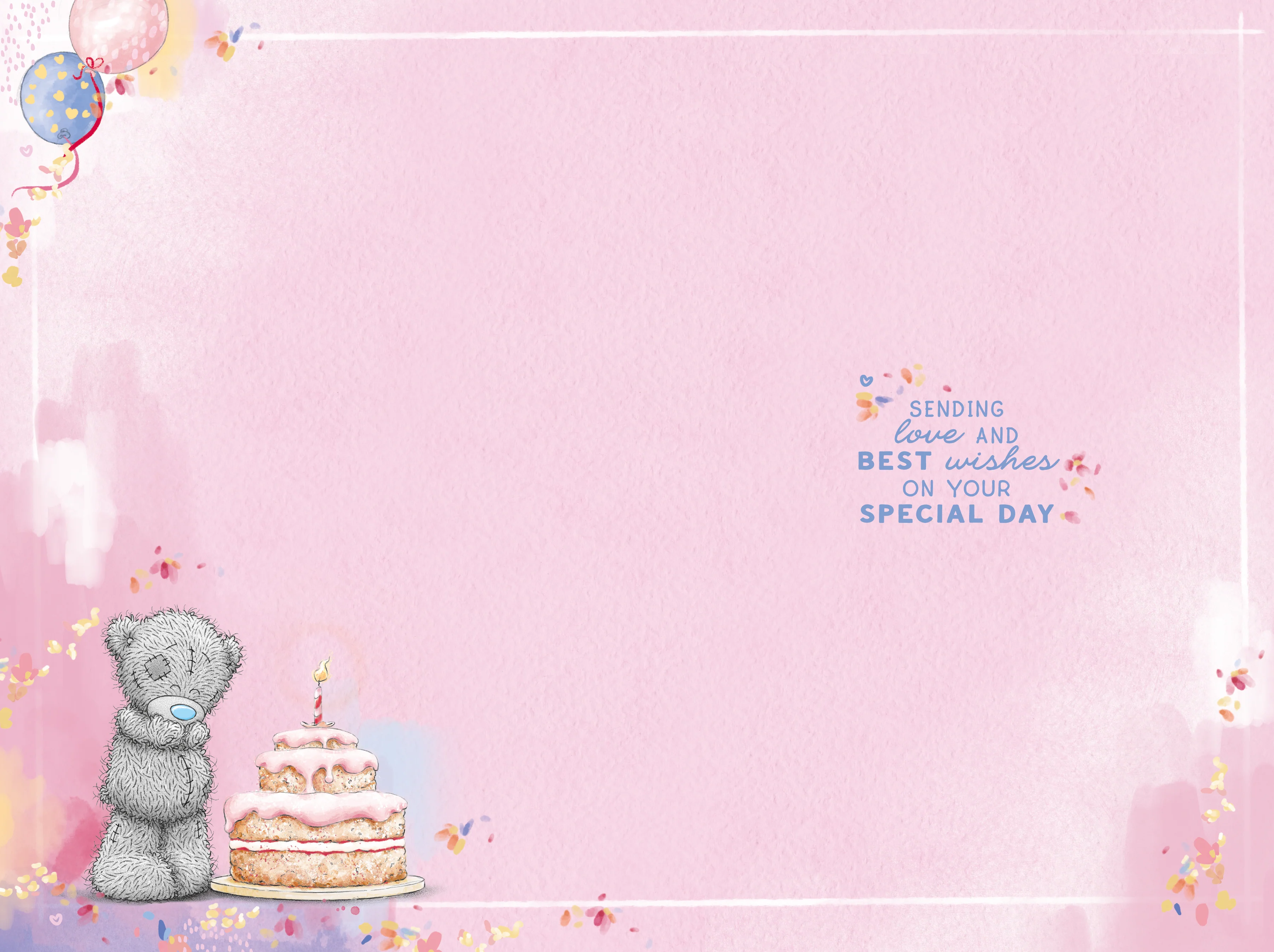 Me To You Tatty Teddy Amazing Great Granddaughter Luxury Gold Foil Birthday Card, 6 X 9 Inches - Official Collection - Image 2
