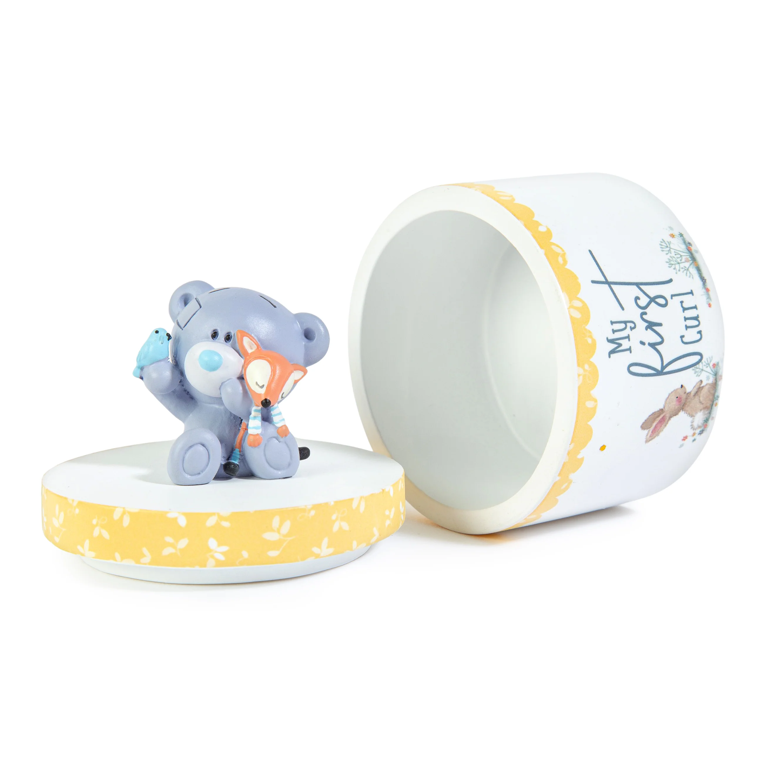 Me to You Tiny Tatty Teddy New Baby Gift, First Tooth And First Curl Pots - Official Collection - Image 5