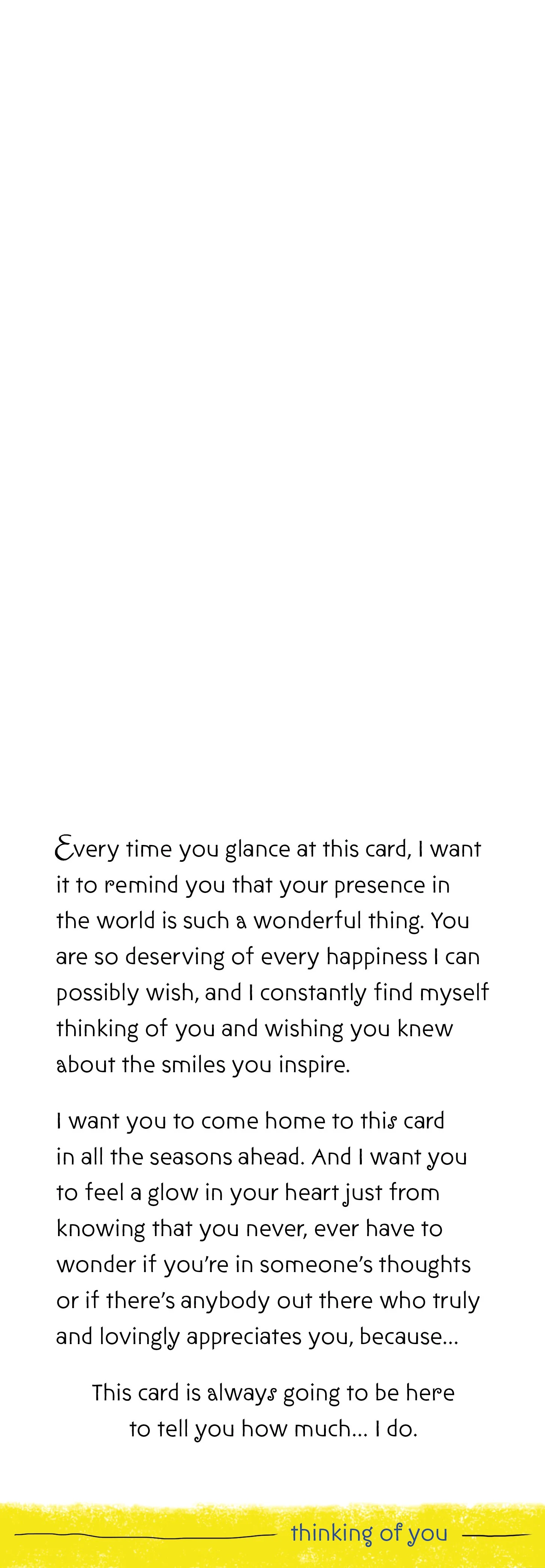 Uplifting Greeting Card For Someone Special - Unique Expressive Art Card With Original Verse 5 x 7 Inches (12 x 17 Cms) - Image 2
